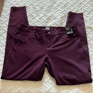 New York & Company Ponte Leggings Size 12